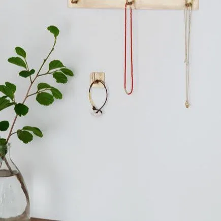 Brass Plate Single Wall Hook