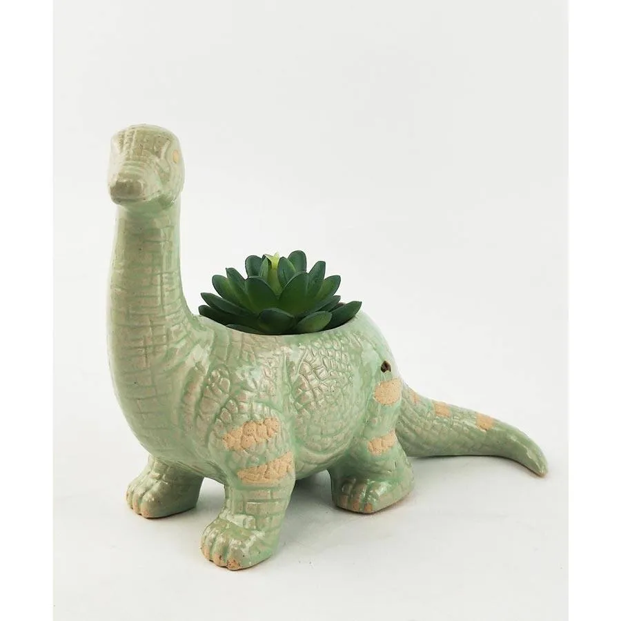 Brontosaurus Dinosaur Planter