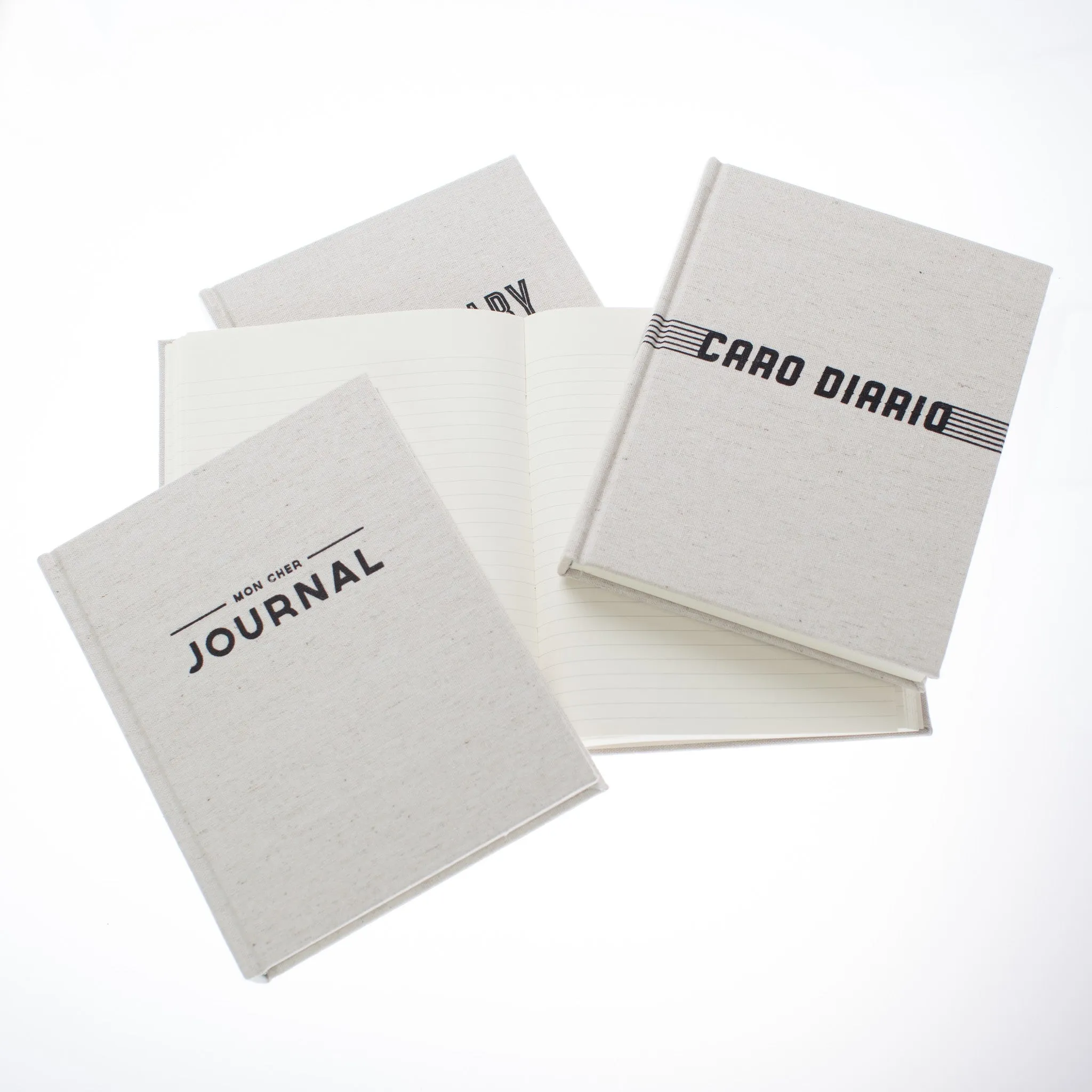 Caro Diario Linen Diary
