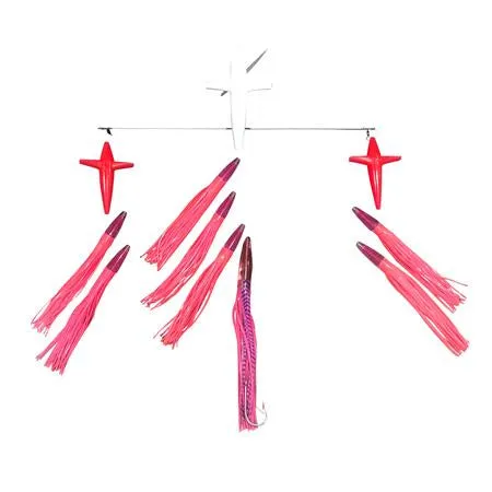Chatter Lures Side Tracker 6" Floating Bulb Squid Splash Spreader Trolling Bars