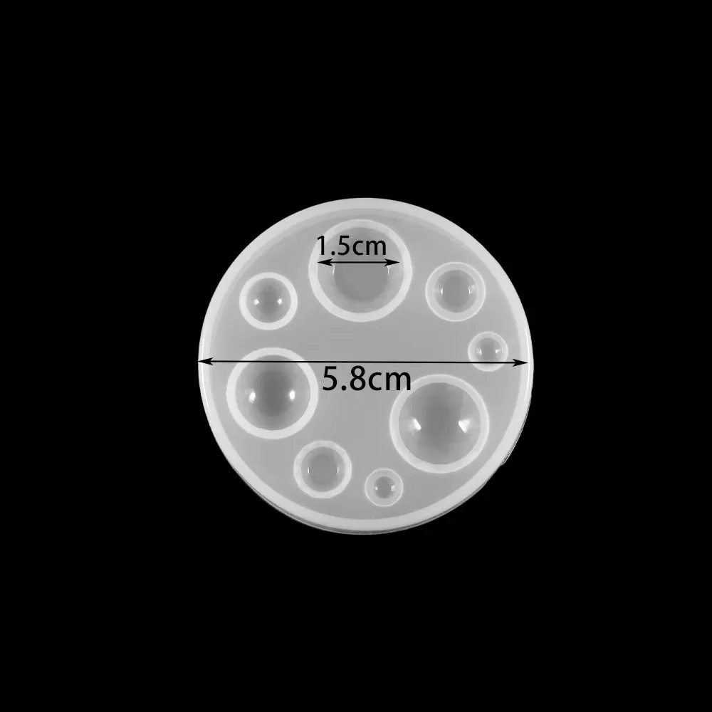 ELMAS Silicone Jewelry Molds - Heart, Round & Rectangle Shapes