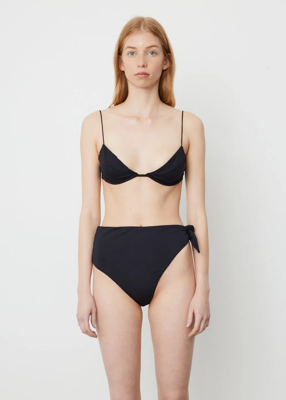 Fine Strap Almond Top