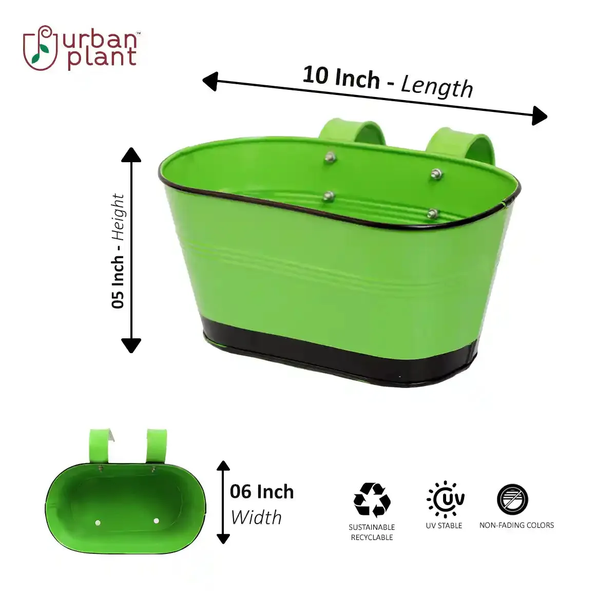 Hangwave Oval Planter - (Set of 5)