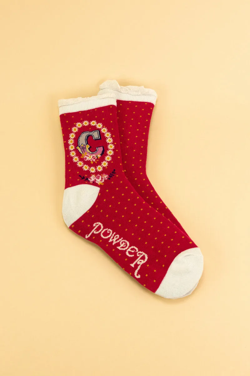 Letter Socks - C