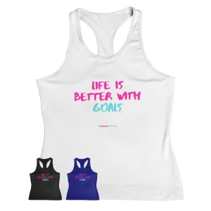 'Life is Better with Goals' Fitness Vest