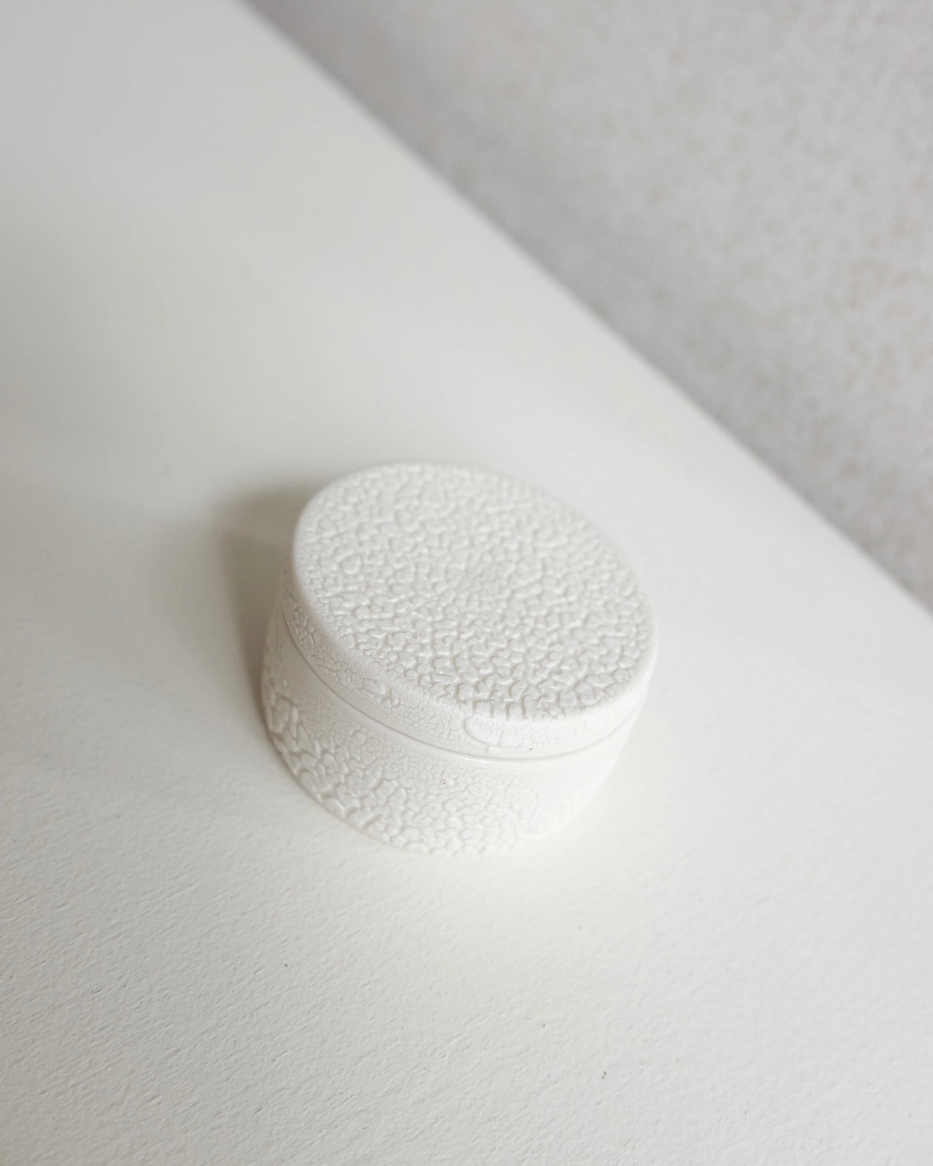 Mini Ceramic Box, White Snake