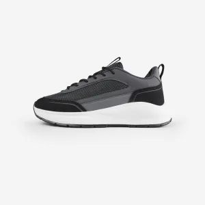 Premium Tech Runner | Black White