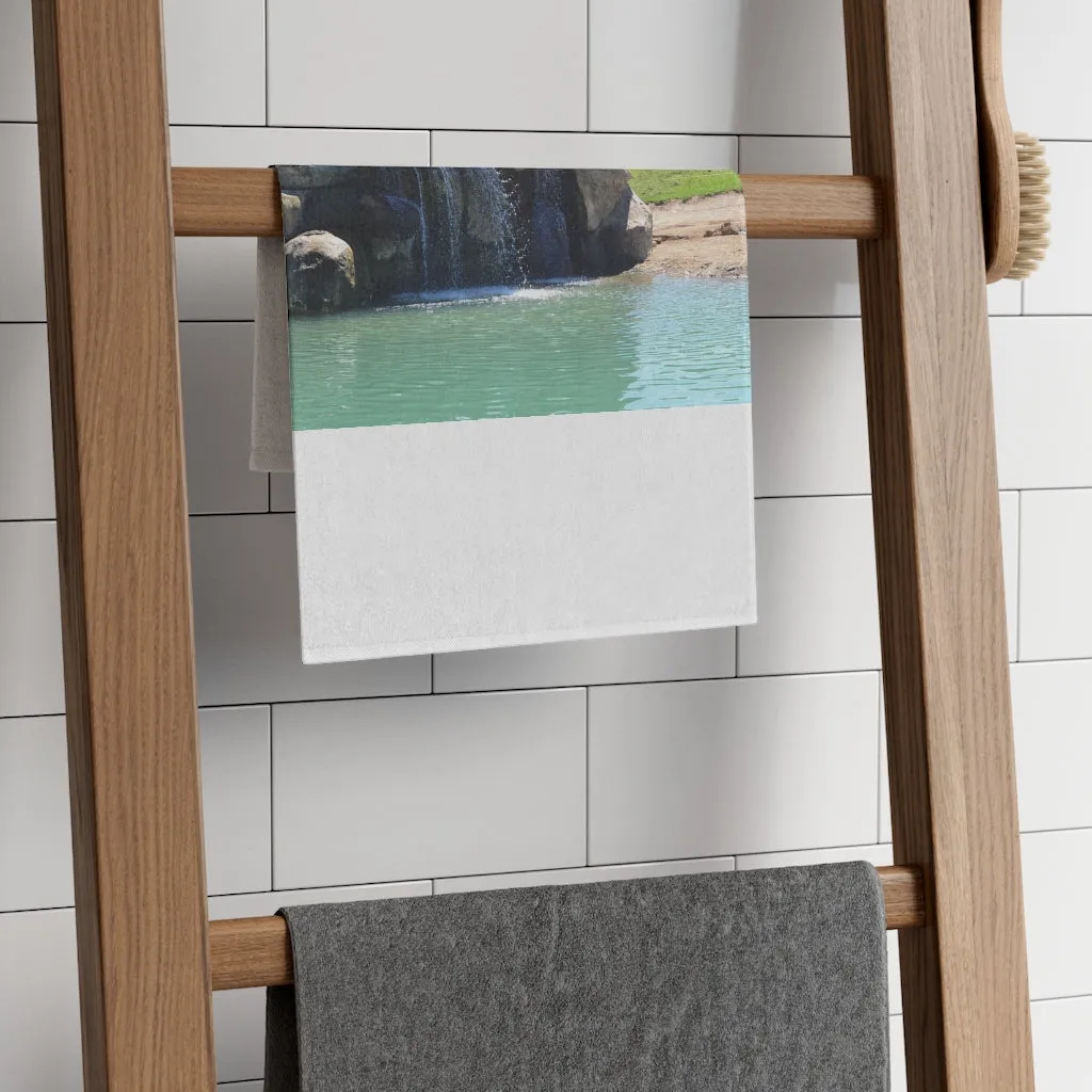 Rock Waterfall Rally Towel, 11x18