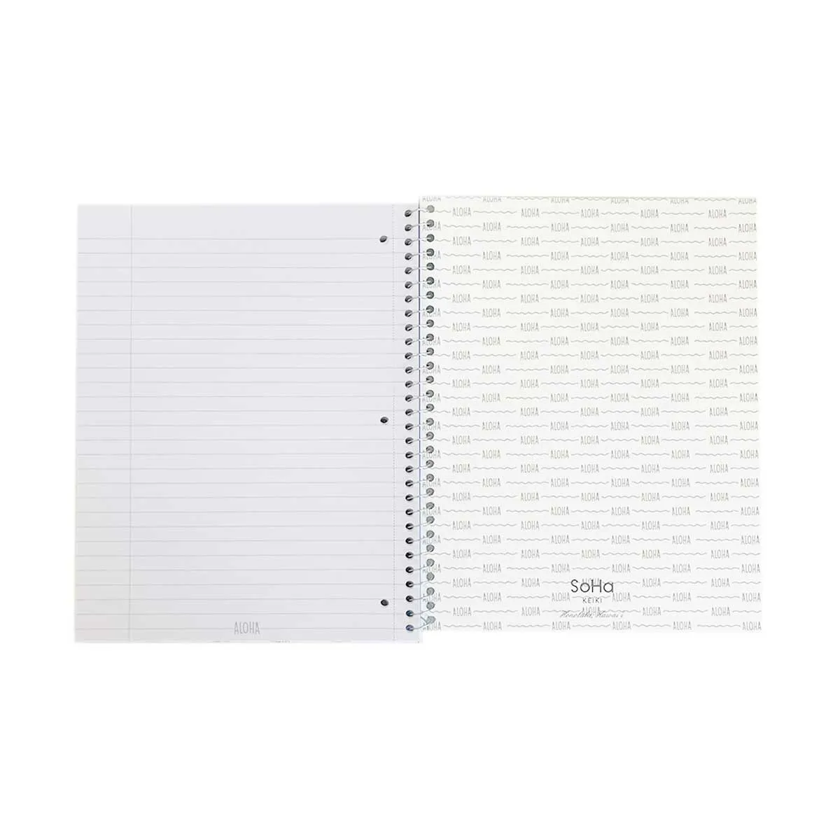 Surfing Dog Girl Keiki Spiral Notebook