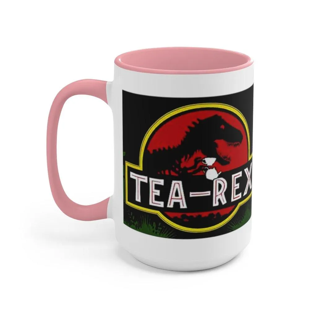 Tea Rex Accent Mugs || T Rex Mugs Tea Rex Accent Mugs, Dinosaurs Mug, mr tea rex mug , ms tea rex mug, Tea Lover Gift