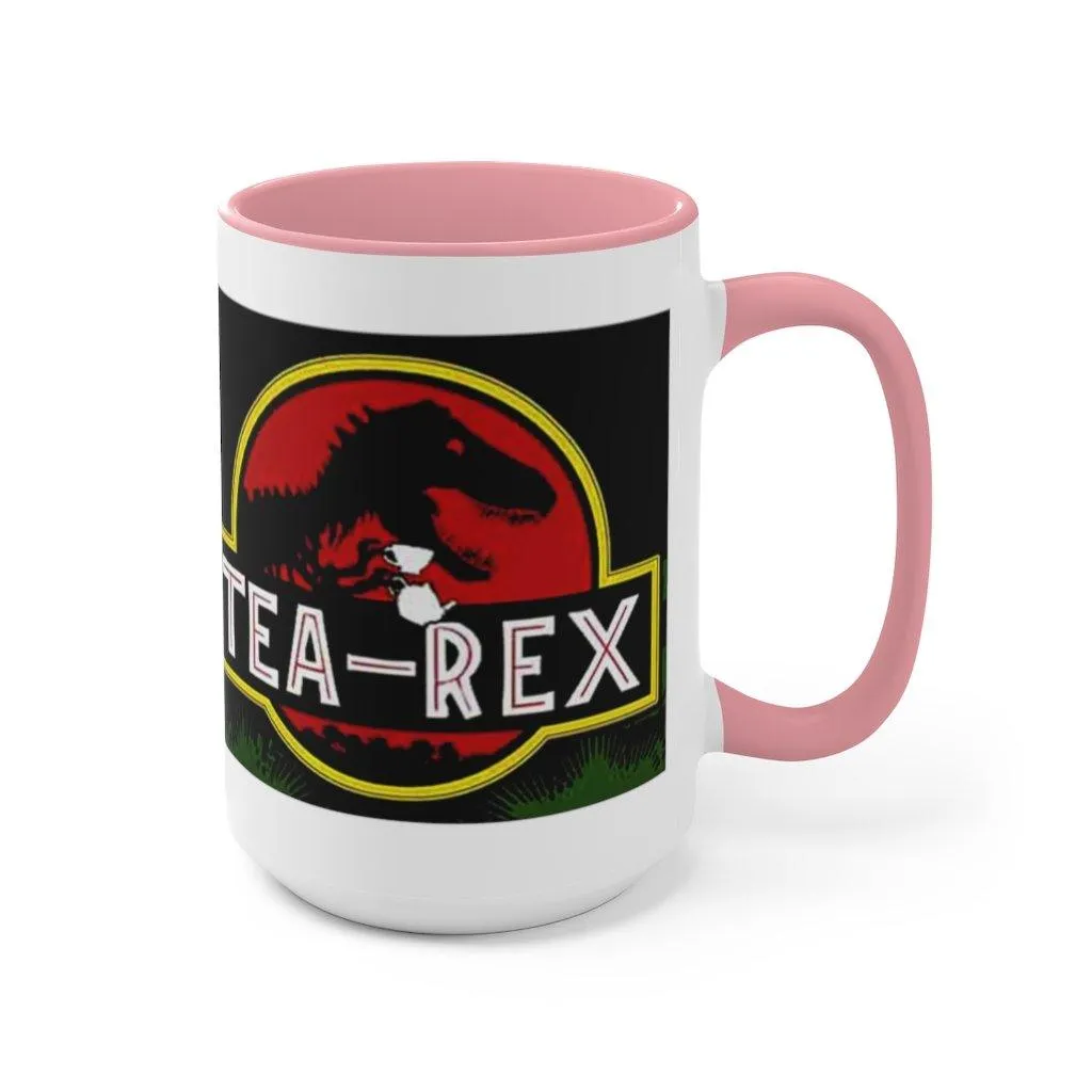 Tea Rex Accent Mugs || T Rex Mugs Tea Rex Accent Mugs, Dinosaurs Mug, mr tea rex mug , ms tea rex mug, Tea Lover Gift