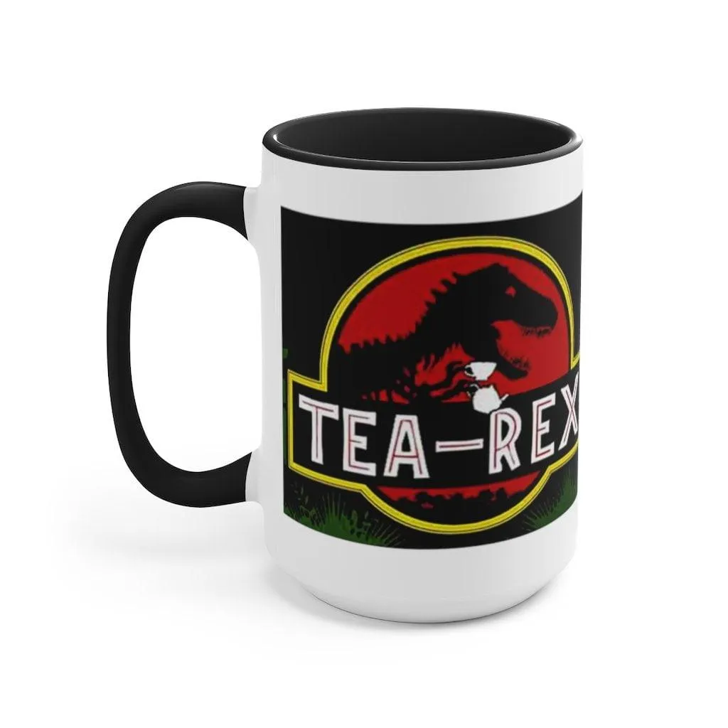 Tea Rex Accent Mugs || T Rex Mugs Tea Rex Accent Mugs, Dinosaurs Mug, mr tea rex mug , ms tea rex mug, Tea Lover Gift